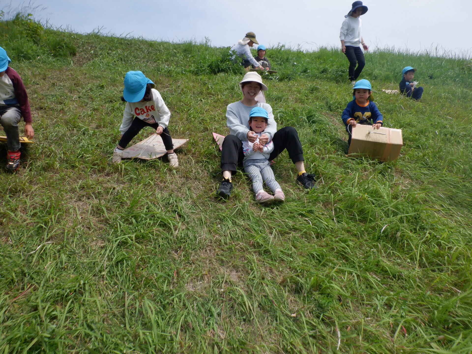 坂すべりに行ったよ🍃　ゆりぐみ 画像