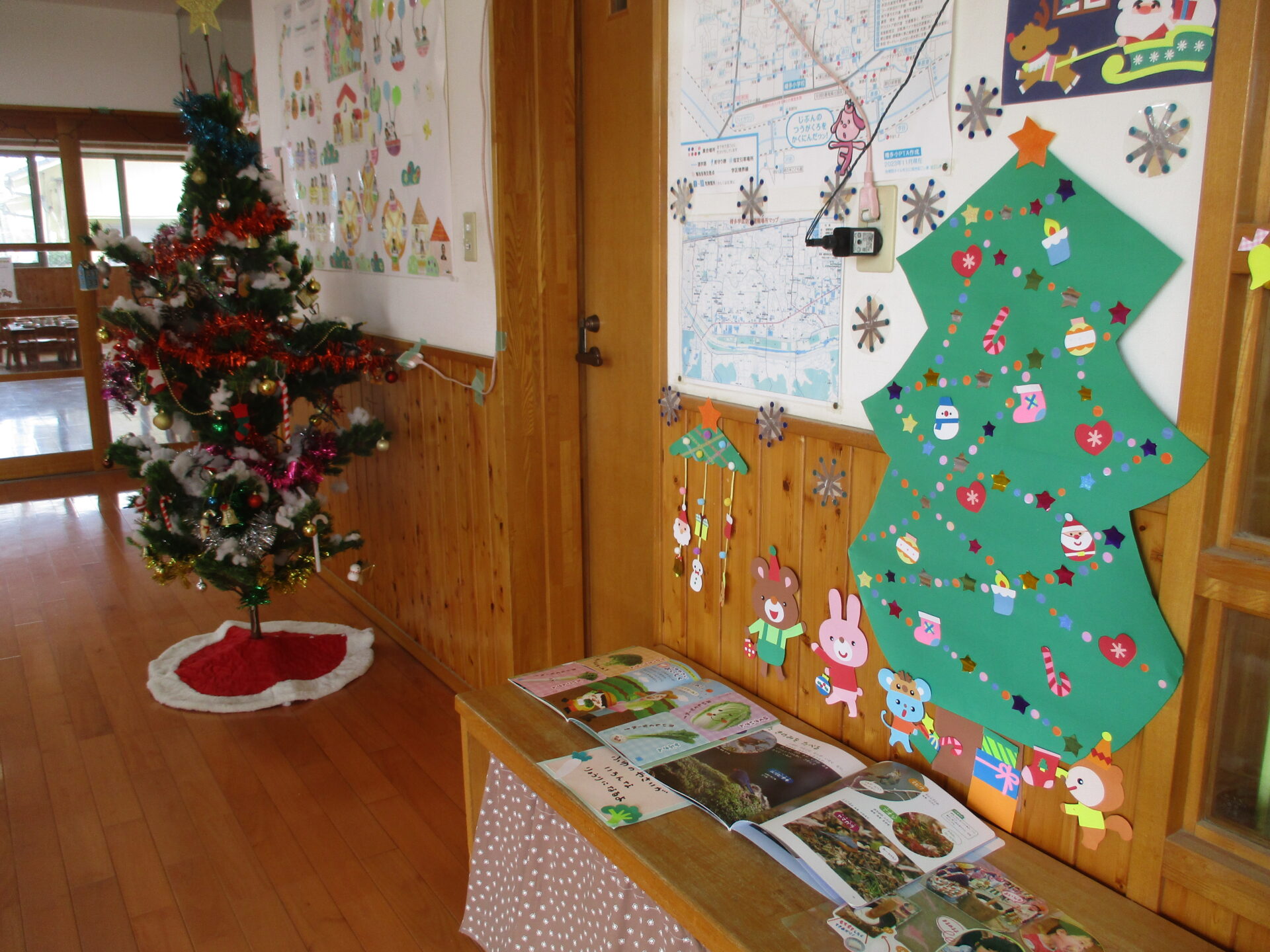 「12月の園だより」と「園庭開放」 画像