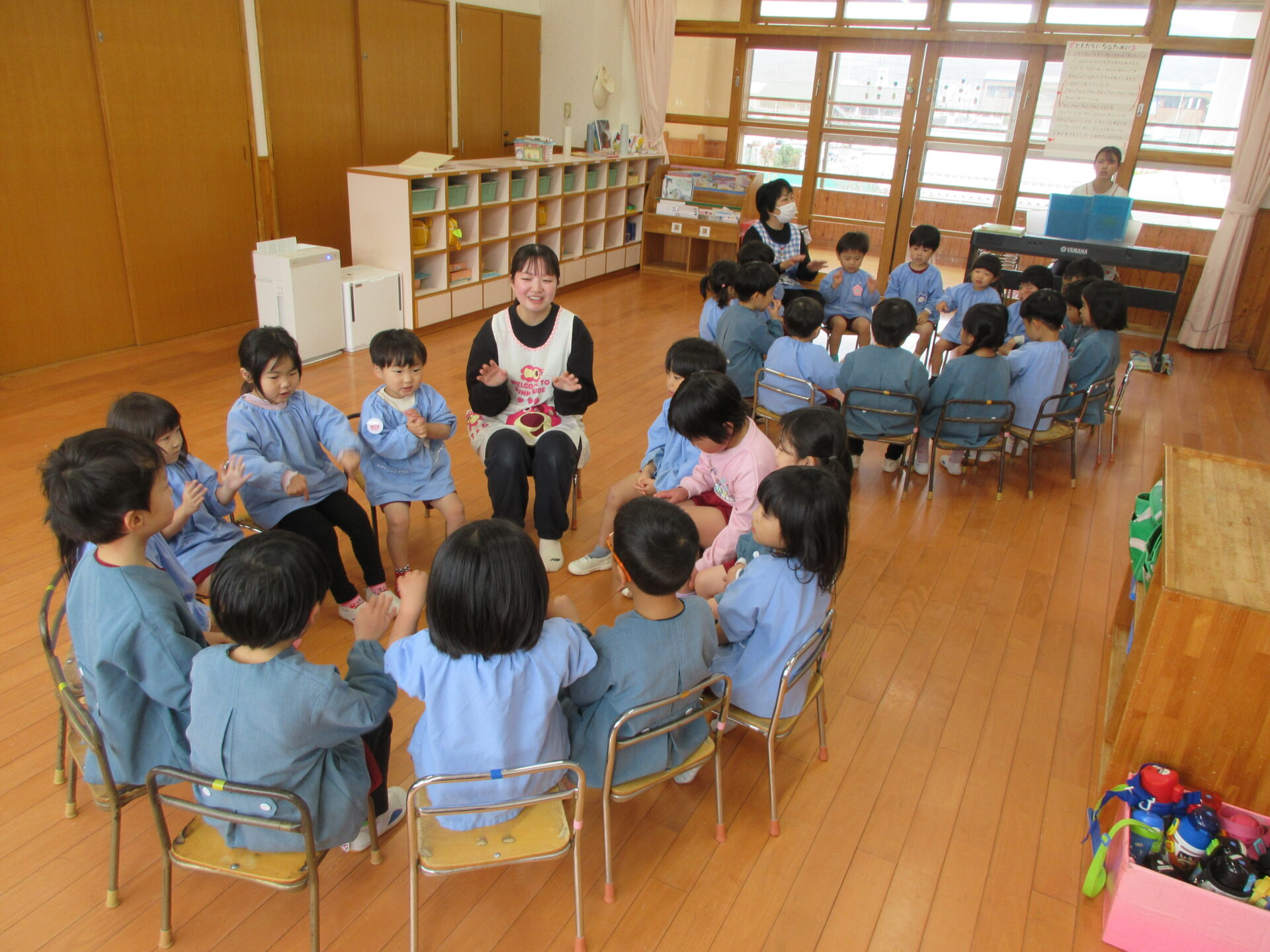 初めての異年齢交流（すみれぐみ） 画像