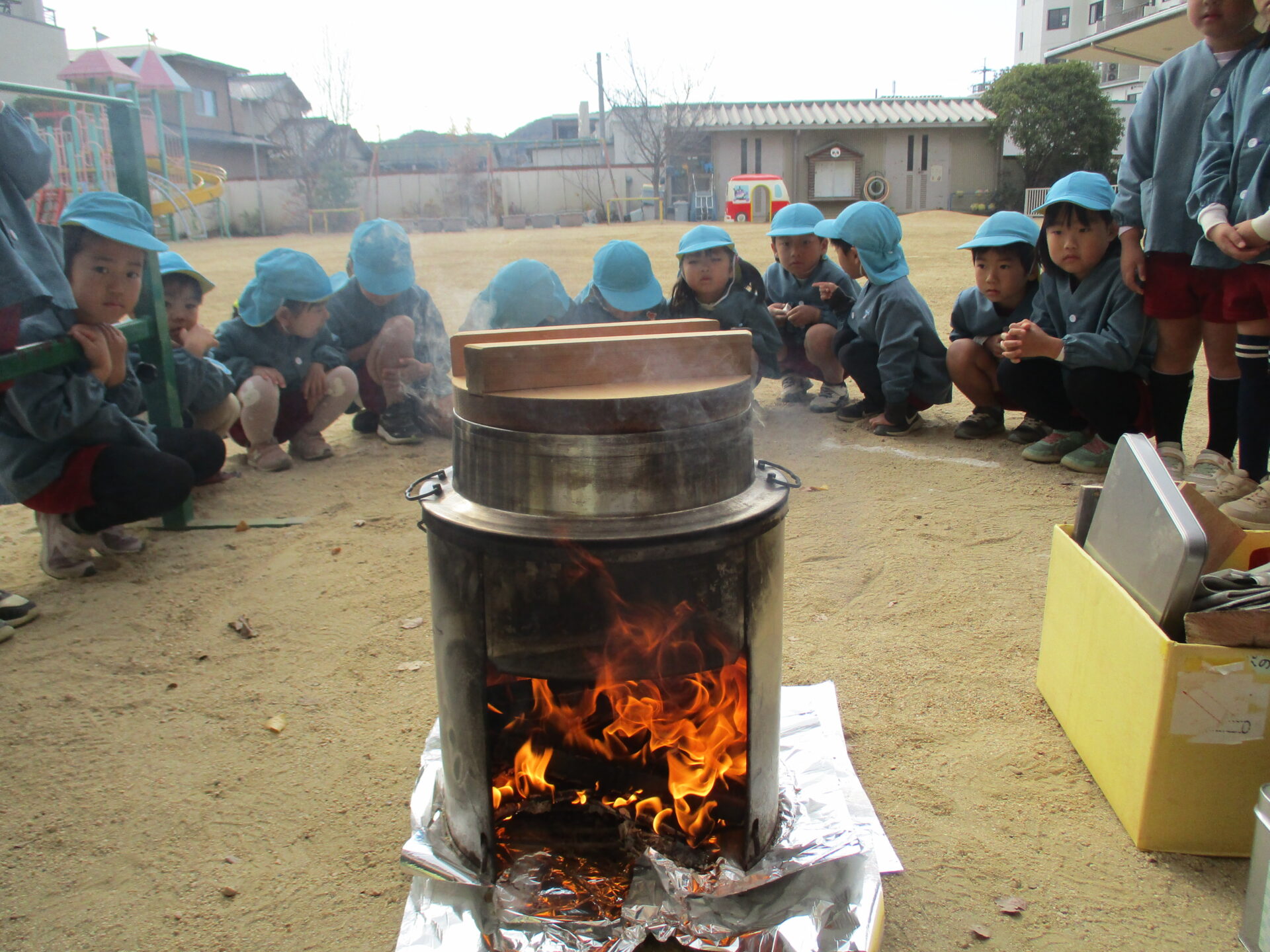 おにぎりパーティーをしたよ🍙ゆり組 画像